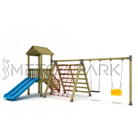 39 A Standard Wooden Playground